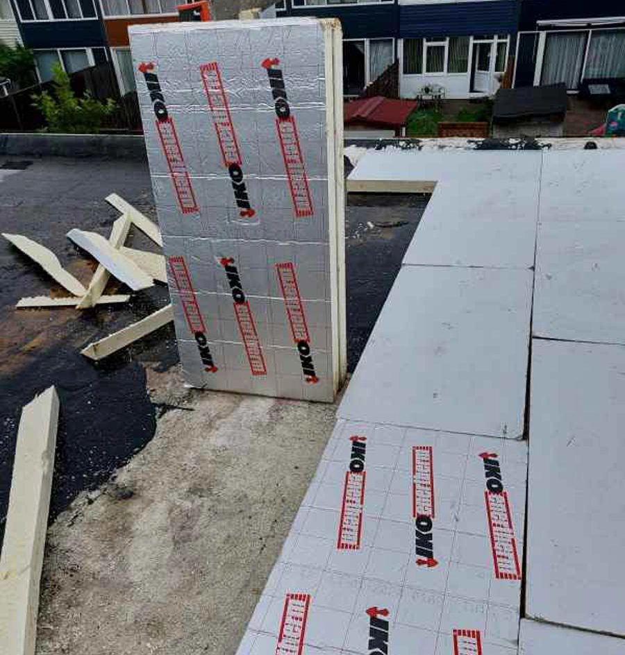 Dak isolatie platdak